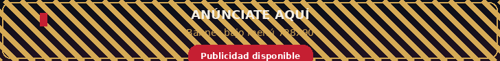 Anúnciate aquí en México Confidencial, banner bajo menú 728x90